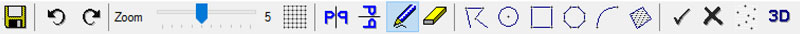 Pattern editor toolbar